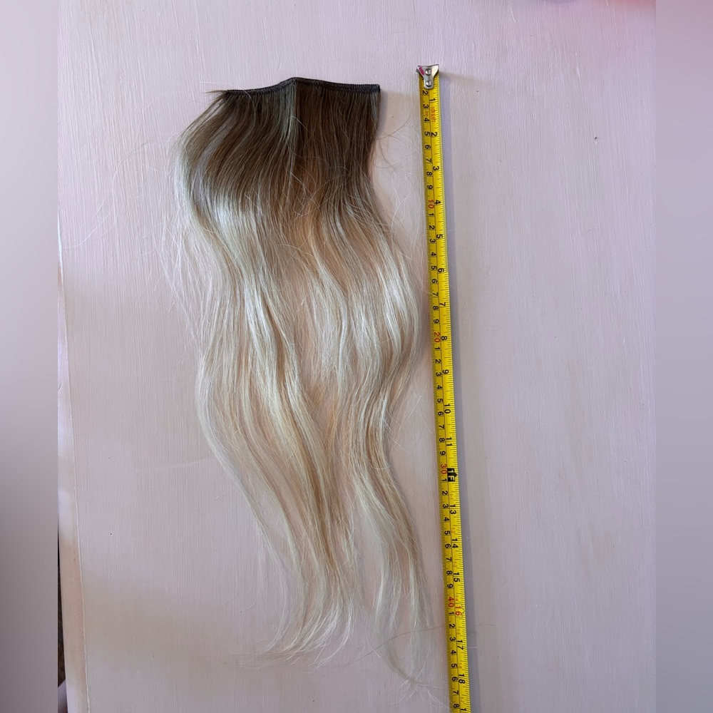 BELLAMI Brown to Blonde Hair Extension 18” Remy Human Hair